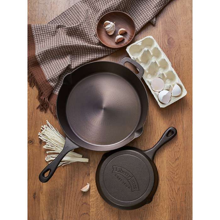 Сковорода чугунная brasen с масляной полировкой, D30 см Liberty Jones LJ0000378