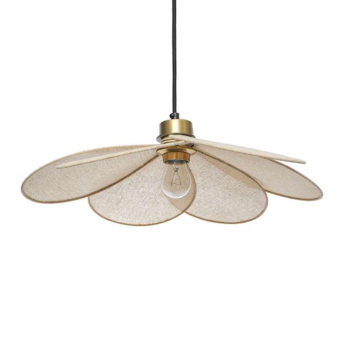 Светильник подвесной kamille, D46 см, бежевый Bergenson Bjorn BB0000579