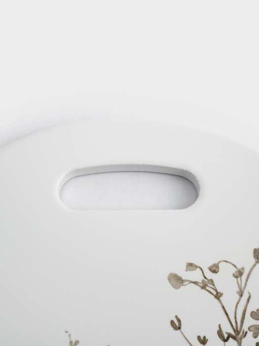 Подставка под горячее, 24х17 см, керамика/пробка, белая, Осенние цветы, Florance ANNA LAFARG ANLAF-YUXIN-139