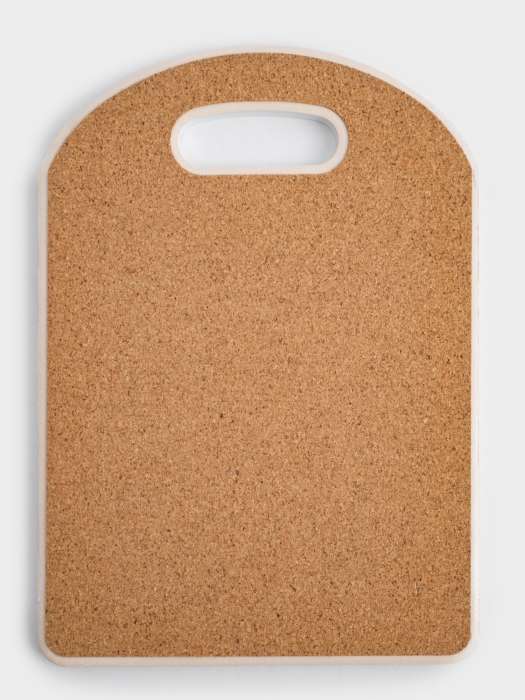 Подставка под горячее, 24х17 см, керамика/пробка, белая, Осенние цветы, Florance ANNA LAFARG ANLAF-YUXIN-139