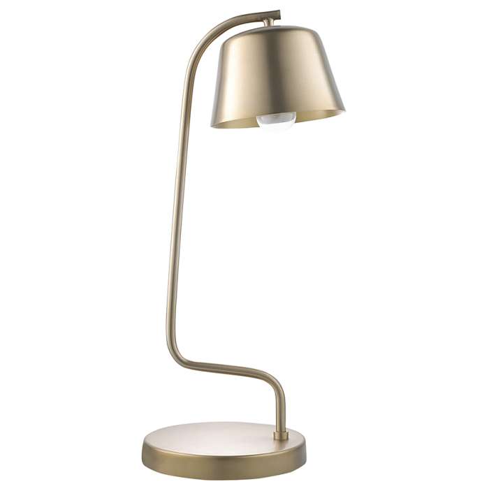 Лампа настольная Enkel Mon, Ø20,5х57 см, золотистая BERGENSON BJORN BB0000424