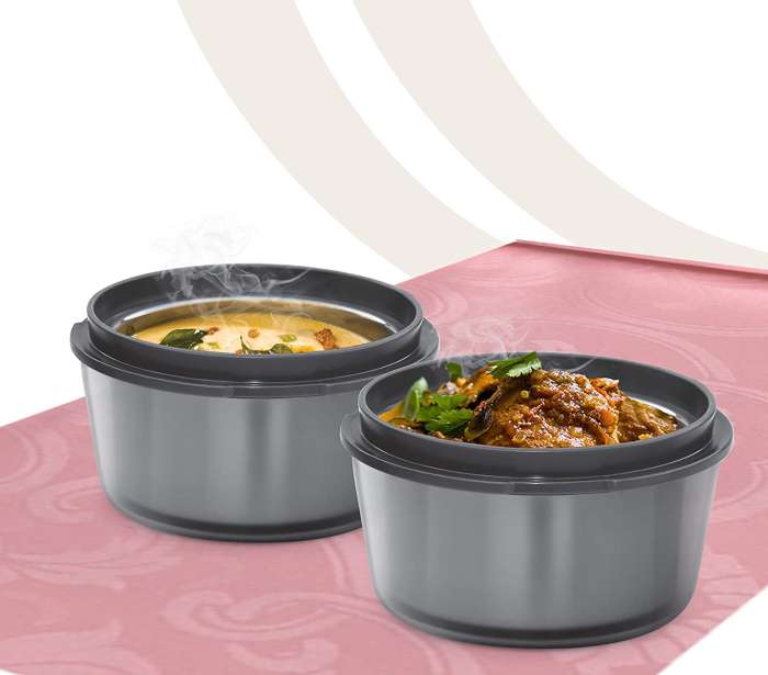 Термо ланч-бокс NUTRI LUNCH, 0,64 л, Grey MILTON MM43323-GR