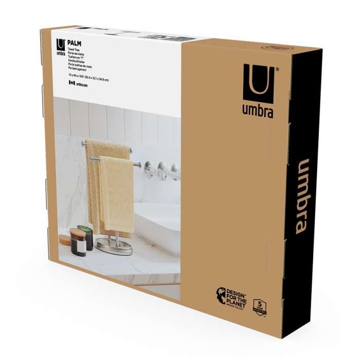 Держатель для полотенец palm, никель UMBRA 1018618-410