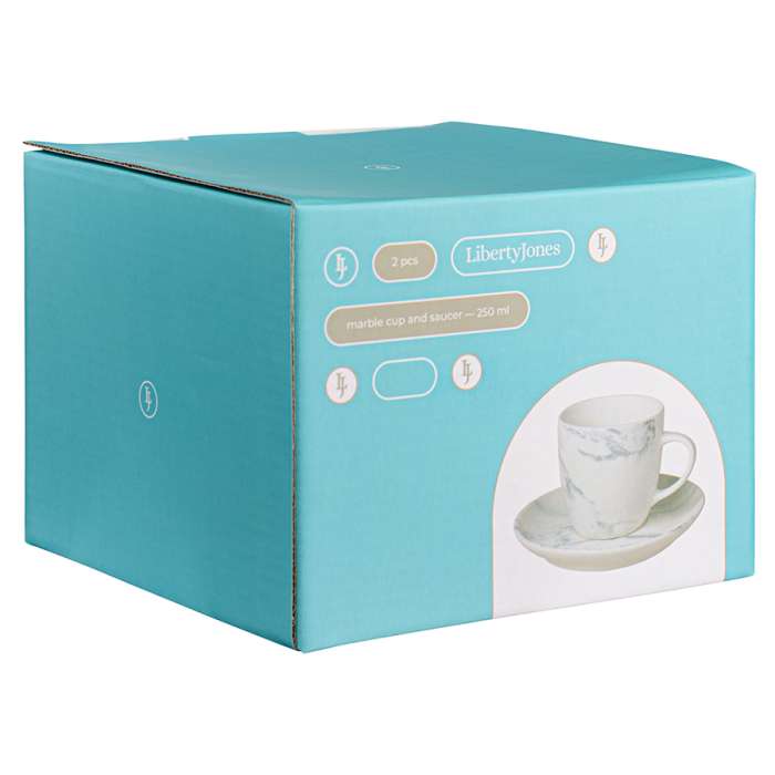Набор чайных пар Marble, 250 мл, 2 шт. LIBERTY JONES LJ_RM_CU250