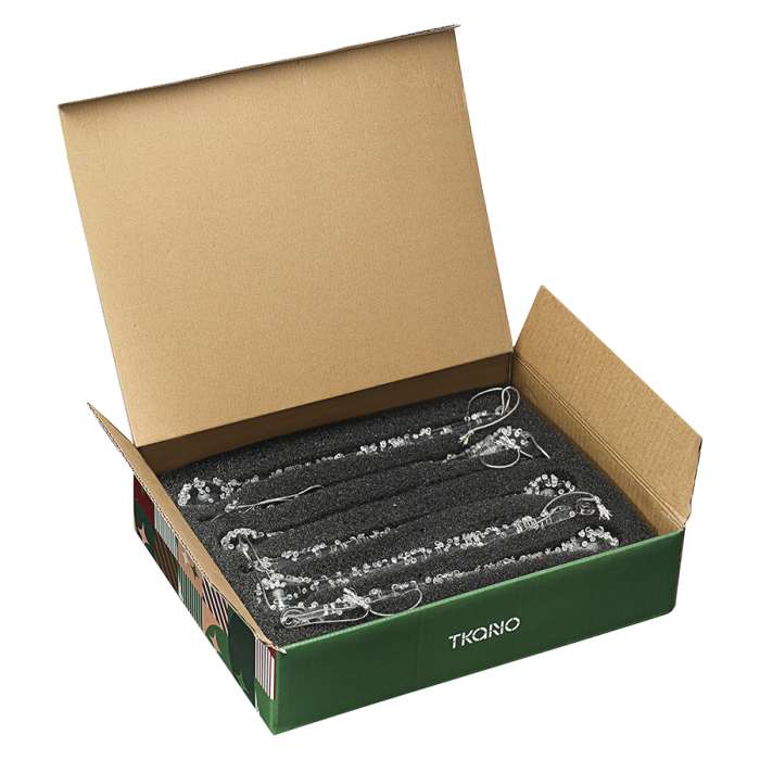 Набор ёлочных украшений Icy sparkles из коллекции New Year Essential, 6 шт. TKANO TK24-NY_DEC0006