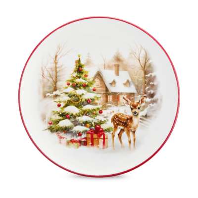 Тарелка десертная Decor de table Новогоднее чудо 15,2 см, керамика