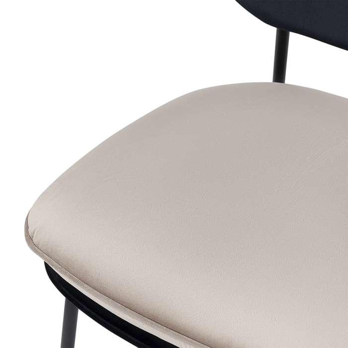 Стул pea, велюр, темно-синий/бежевый Bergenson Bjorn BB0000616