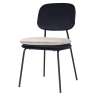 Стул pea, велюр, темно-синий/бежевый Bergenson Bjorn BB0000616
