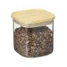 Банка для хранения квадратная glass bamboo, 800 мл Smart Solutions SS0000159