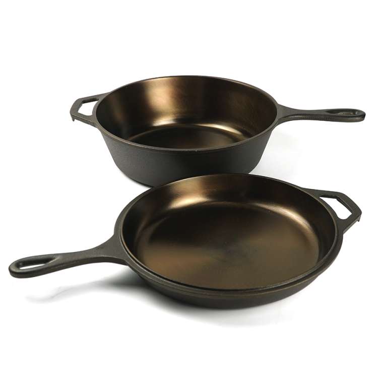 Набор сковород чугунных brasen с масляной полировкой, D25 см, 2 шт. Liberty Jones LJ0000379