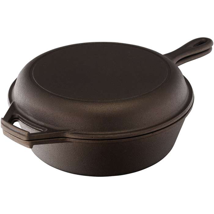 Набор сковород чугунных brasen с масляной полировкой, D25 см, 2 шт. Liberty Jones LJ0000379