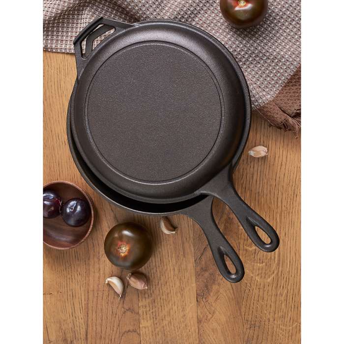 Набор сковород чугунных brasen с масляной полировкой, D25 см, 2 шт. Liberty Jones LJ0000379