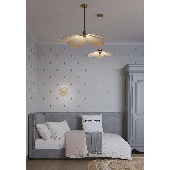 Светильник подвесной kamille, D79 см, бежевый Bergenson Bjorn BB0000578