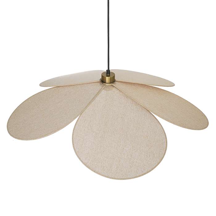 Светильник подвесной kamille, D79 см, бежевый Bergenson Bjorn BB0000578