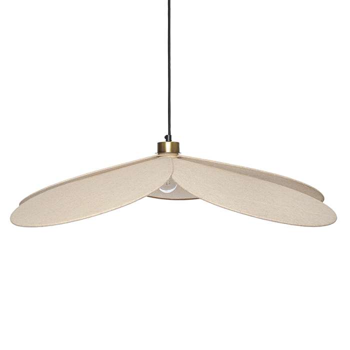 Светильник подвесной kamille, D79 см, бежевый Bergenson Bjorn BB0000578