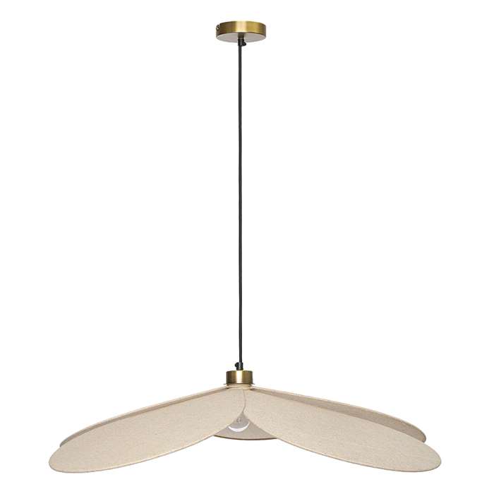 Светильник подвесной kamille, D79 см, бежевый Bergenson Bjorn BB0000578