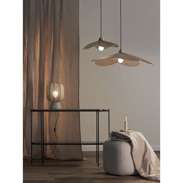 Светильник подвесной kamille, D79 см, бежевый Bergenson Bjorn BB0000578