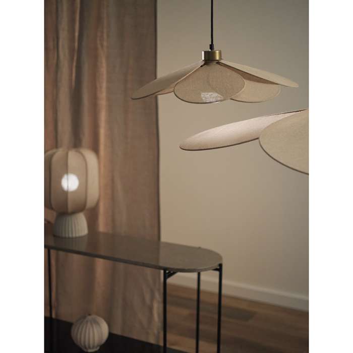 Светильник подвесной kamille, D79 см, бежевый Bergenson Bjorn BB0000578