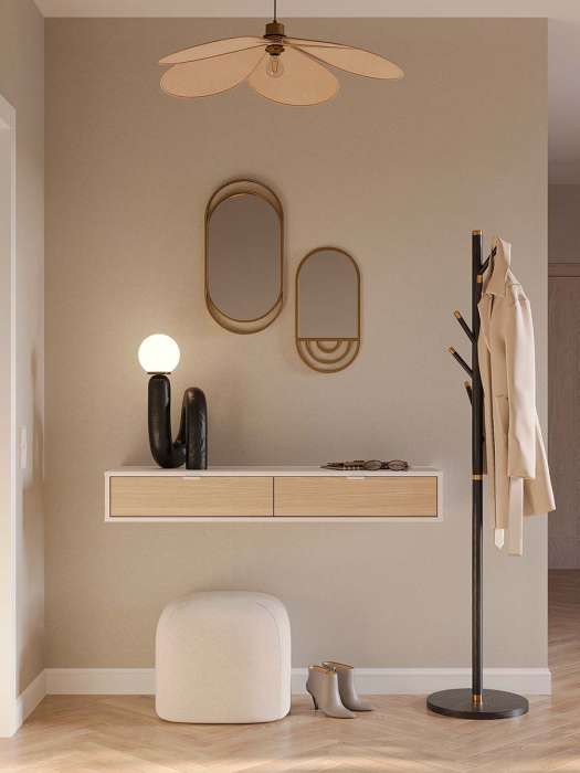 Светильник подвесной kamille, D79 см, бежевый Bergenson Bjorn BB0000578