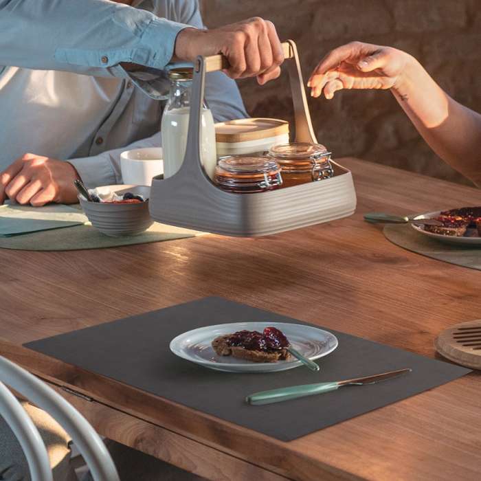 Салфетка подстановочная двухсторонняя nature, бежево-розовая Guzzini 226047158