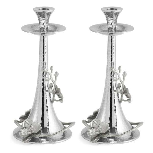 Набор подсвечников Michael Aram Белая орхидея 28 см, 2 шт