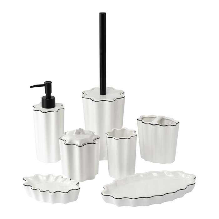 Подставка для ванных принадлежностей camellia, белая Bergenson Bjorn Bath BB0001034