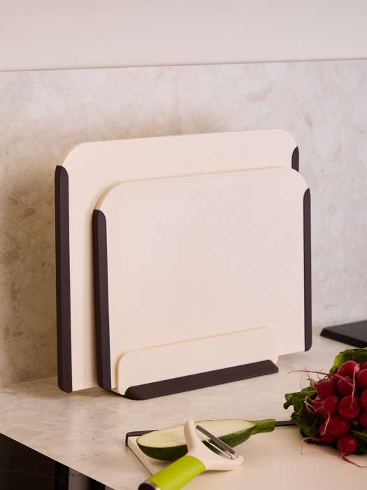 Доска разделочная smartchef, 40х31 см, бежевая/бордовая Smart Solutions SS0000369