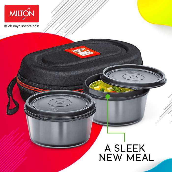 Термо ланч-бокс NUTRI LUNCH, 0,64 л, Black MILTON MM43323-BK