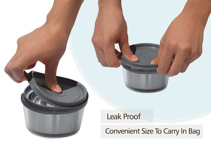 Термо ланч-бокс NUTRI LUNCH, 0,64 л, Black MILTON MM43323-BK