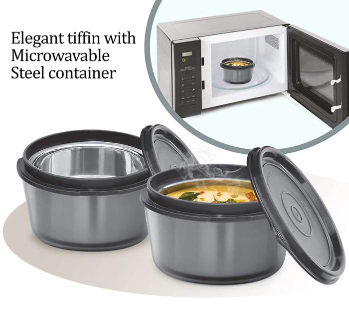 Термо ланч-бокс NUTRI LUNCH, 0,64 л, Black MILTON MM43323-BK