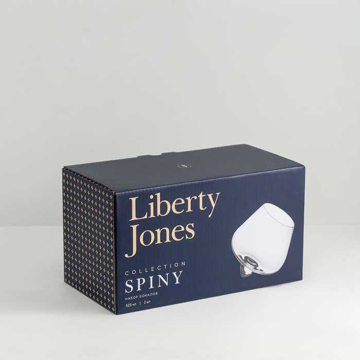 Набор бокалов spiny, 525 мл, 2 шт. Liberty Jones HM-LJ-SP-GLS525-2