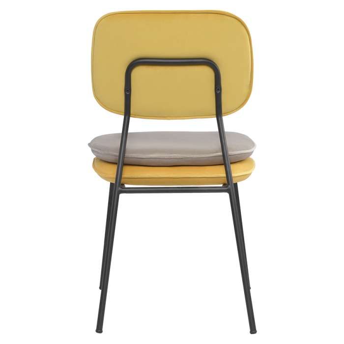 Стул pea, велюр, желтый/бежевый Bergenson Bjorn BB0000617