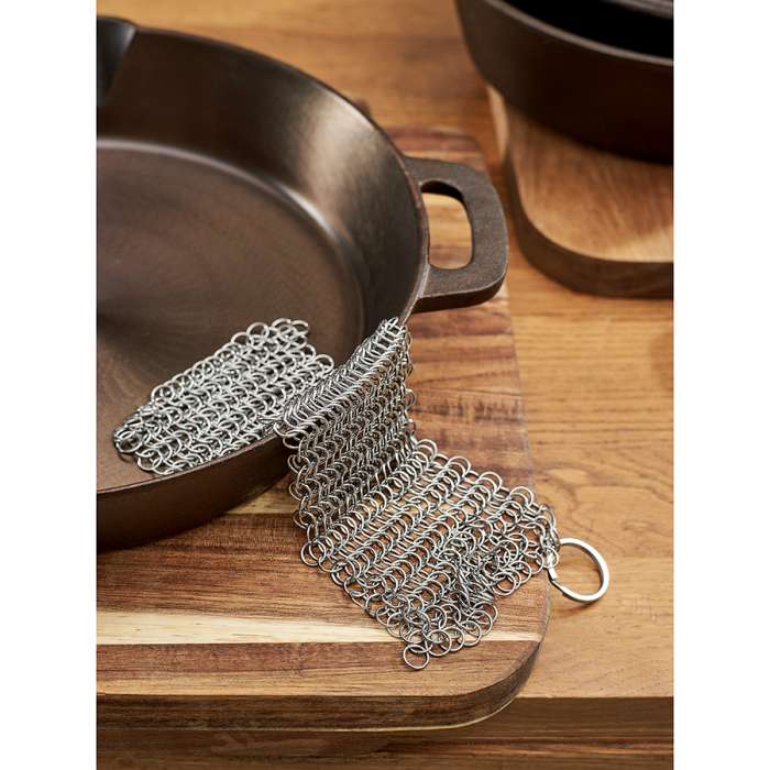 Губка кольчужная для чистки чугуна и нержавеющей стали, 20х15 см Liberty Jones LJ0000380