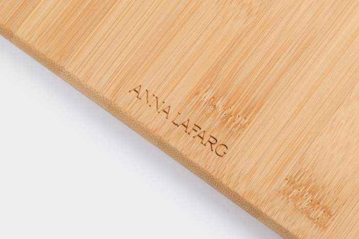 Доска разделочная, 35х25 см, прямоугольная, бамбук, Calm ANNA LAFARG ANLAF-WYBAM-3
