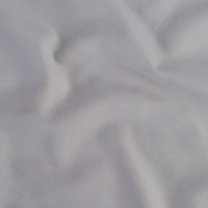 Простыня на резинке из сатина серого цвета из коллекции russian north, 180х200х30 см Tkano TK21-FS0016