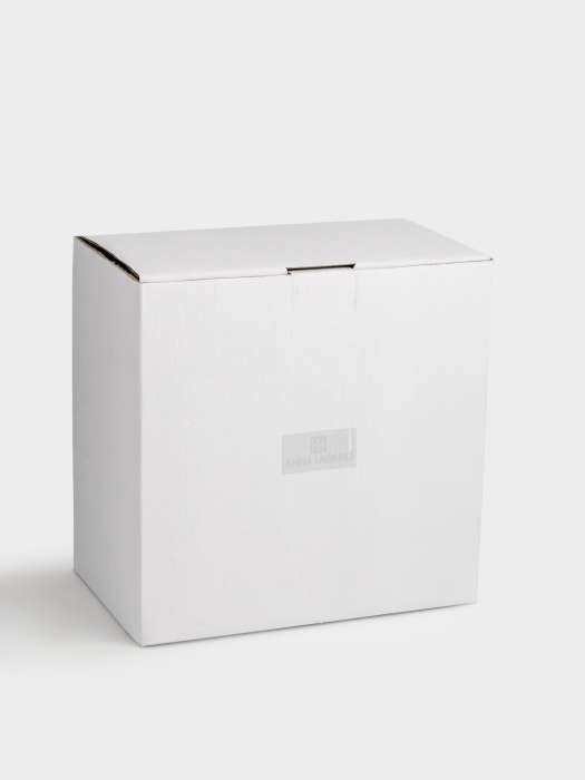 Блюдо на ножке, 26х32 см, металл, серебристое, Олени, Maral grey ANNA LAFARG ANLAF-GL-1402-1