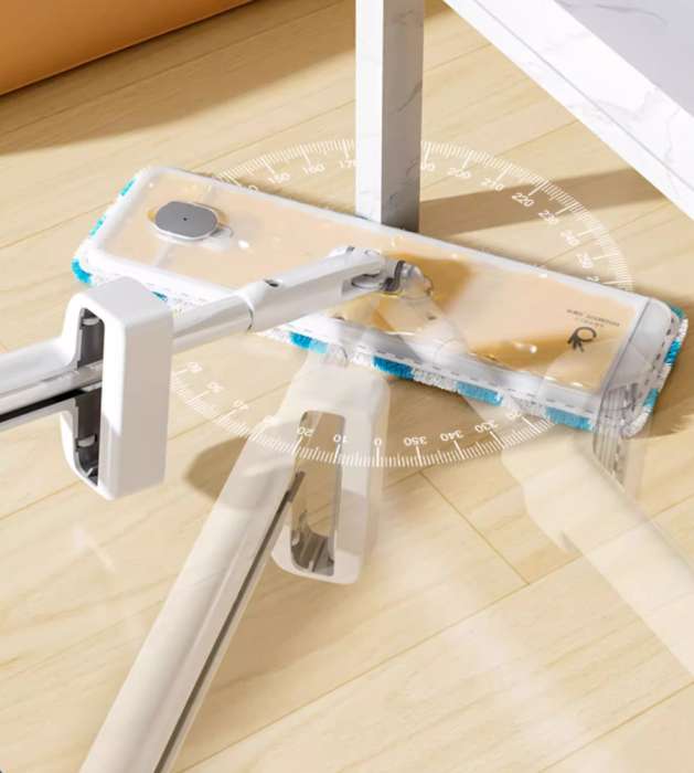 Швабра с вертикальным отжимом и распылителем BOOMJOY JY8326