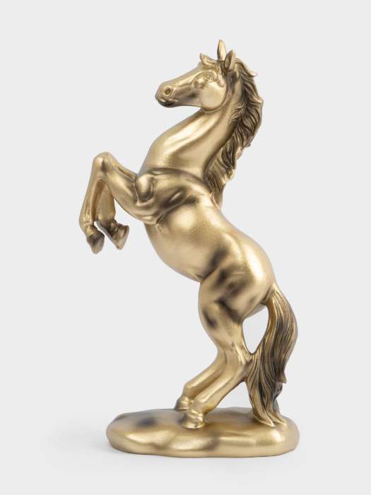 Статуэтка, 25 см, полирезин, золотистая, Конь на дыбах, Horse ANNA LAFARG ANLAF-LY233047.hc