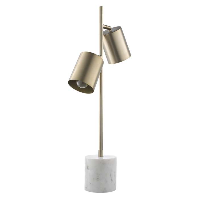 Лампа настольная Irjo, 33х13х73 см, золотистая BERGENSON BJORN BB0000442