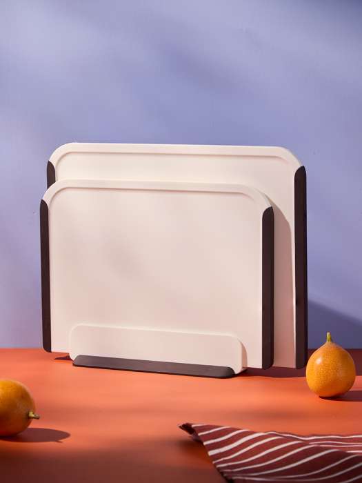 Подставка для разделочных досок smartchef, 27х8,5 см, бежевая/бордовая Smart Solutions SS0000368