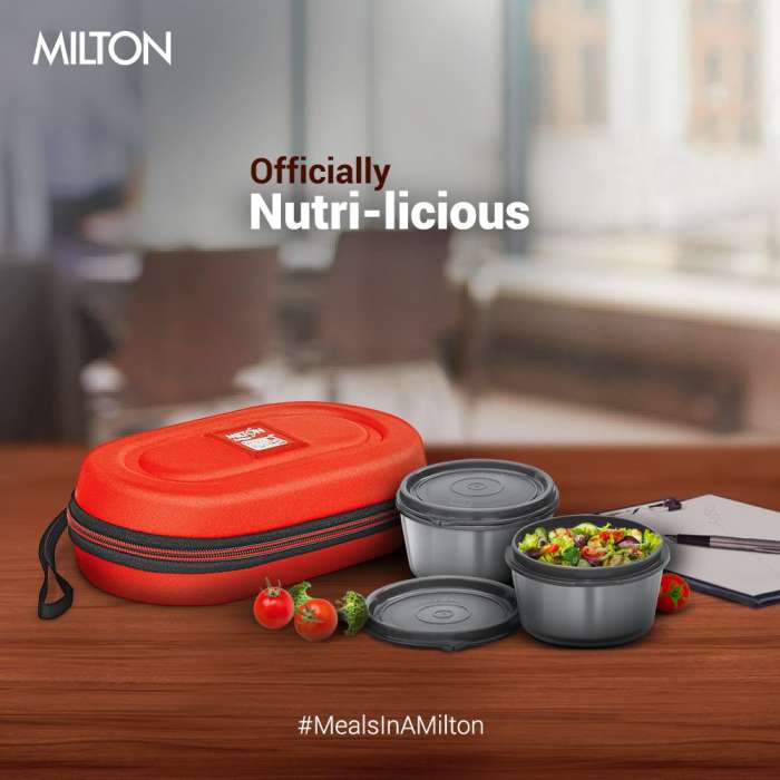 Термо ланч-бокс NUTRI LUNCH, 0,64 л, Red MILTON MM43323-RD