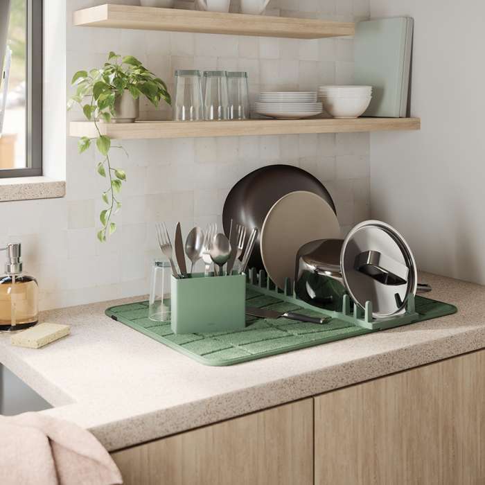 Коврик для сушки посуды udry, 43х61 см, еловый UMBRA 1023668-1095