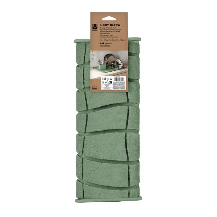 Коврик для сушки посуды udry, 43х61 см, еловый UMBRA 1023668-1095