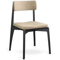 Стул aska, рогожка, черный/бежевый LATITUDE ASKCHBKBSKBG