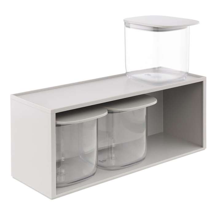 Набор для хранения, 4 пред. QUALY QL10371-CL-GY