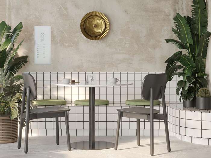 Стул saga, темно-серый LATITUDE SGBRDCHDGR