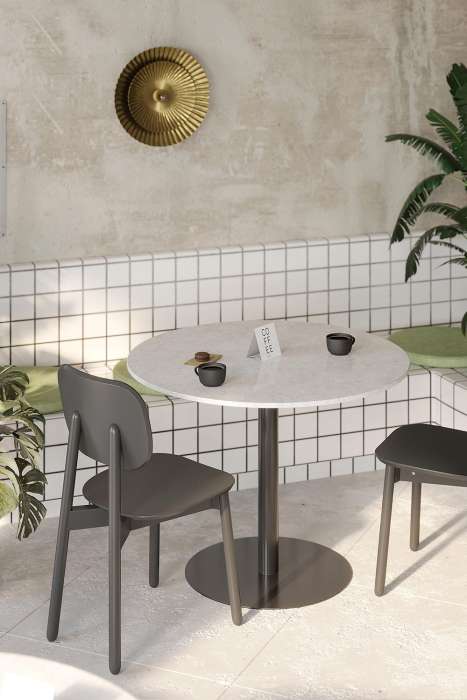 Стул saga, темно-серый LATITUDE SGBRDCHDGR