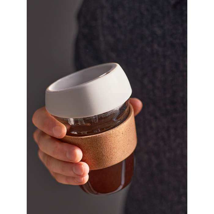 Кружка cozy cup, 350 мл, светло-серая Smart Solutions SS0000230