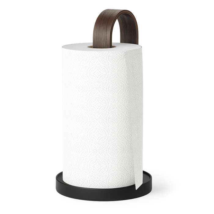Держатель для бумажных полотенец bellwood, черный/орех UMBRA 1022358-048
