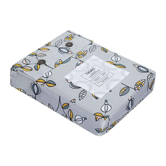 Комплект постельного белья "Ягоды тайги" из премиального сатина из коллекции russian north, 150х200 см Tkano TK24-DC0037